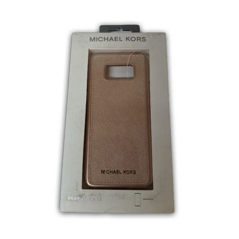 michael kors leather phone case galaxy s8|Original Michael Kors Saffiano Leather Snap.